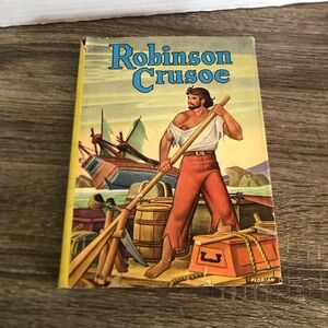 Vtg Robinson Crusoe by Daniel Defoe
